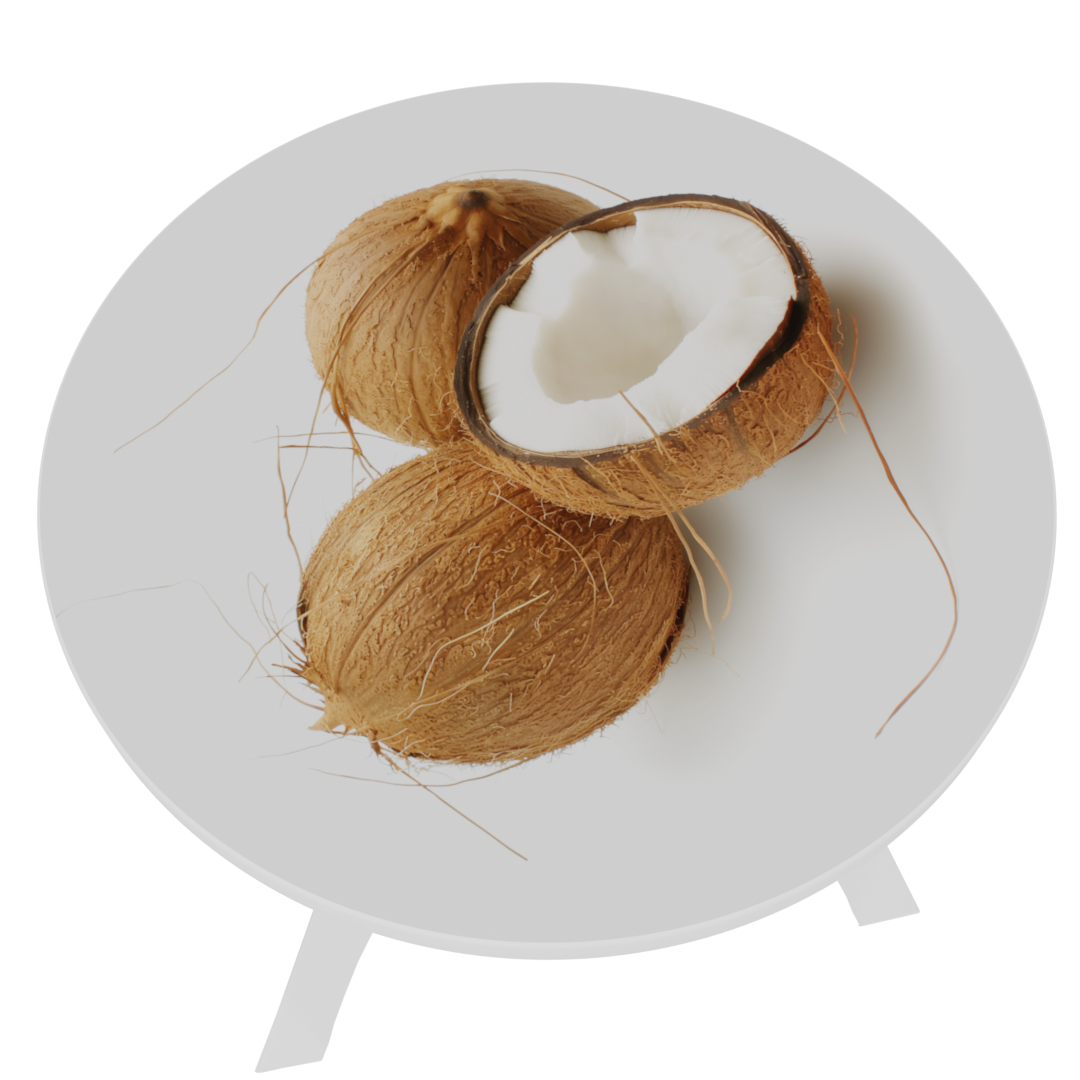 Mystic Standard Coconuts on White